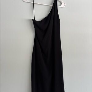 Ralph Lauren Black One-Shoulder Dress